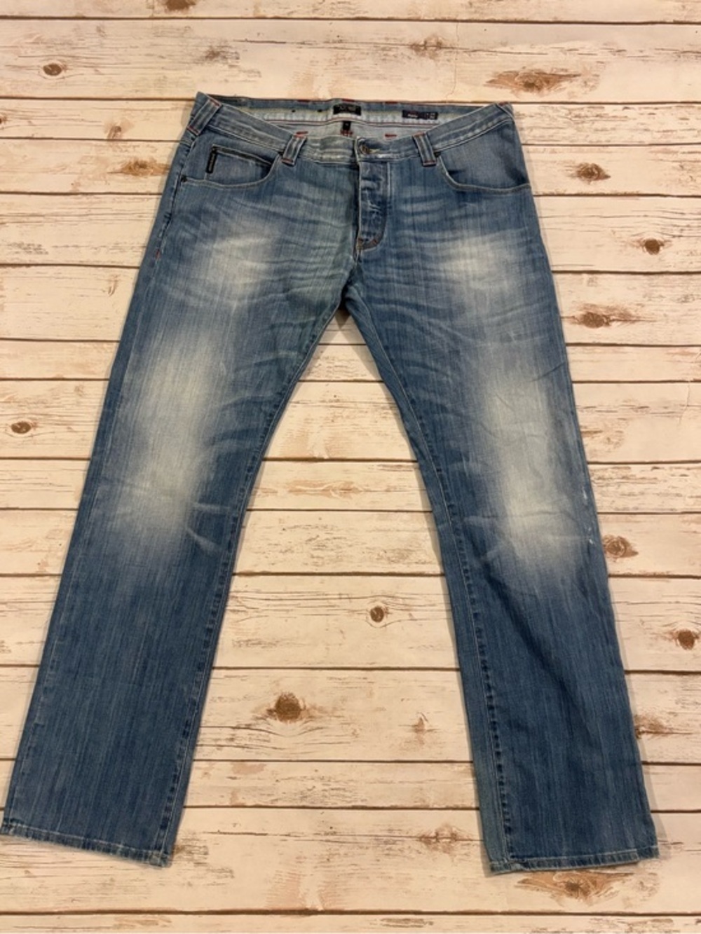 Armani J08 Regular Button Fly Jeans Size 38